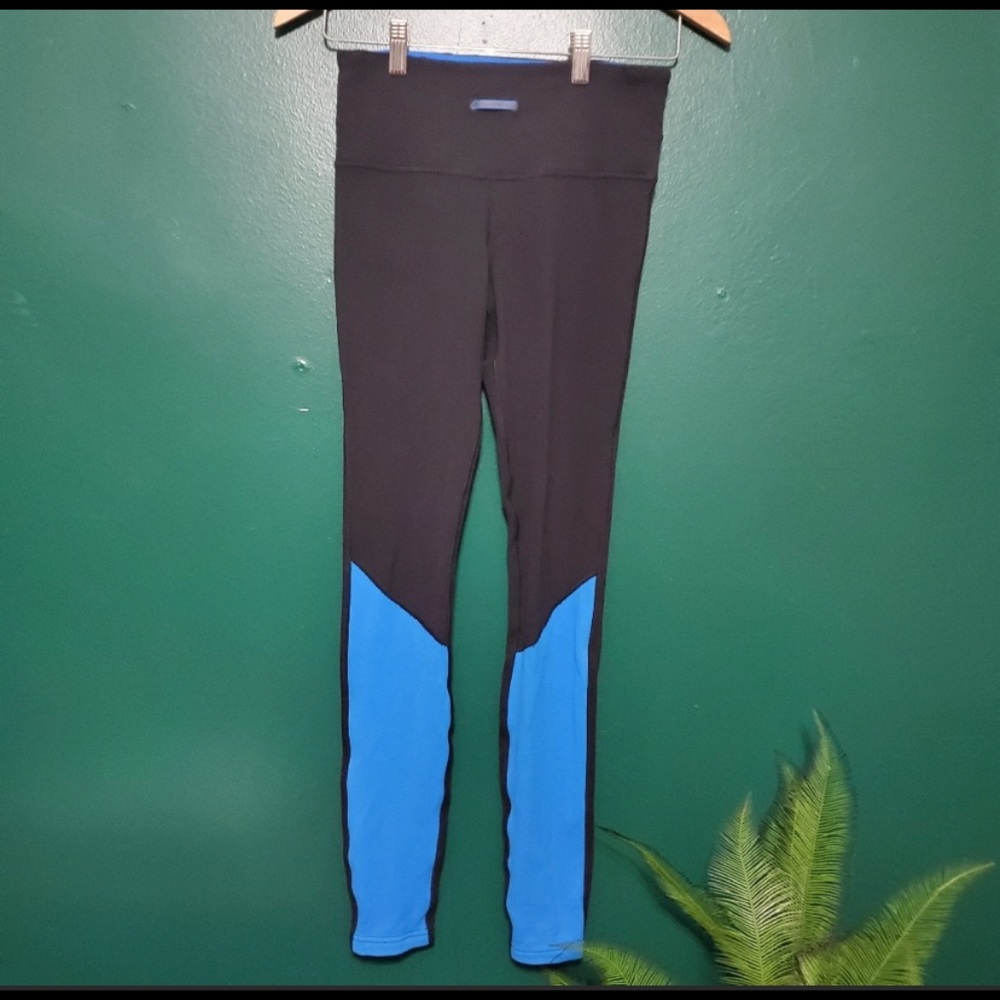 Lululemon Color Block Wunder Under Blue Legging 4